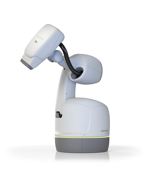 The M6 CyberKnife system is used to treat tumors at BluePearl Veterinary CyberKnife Cancer Center in Malvern, Pennsylvania.