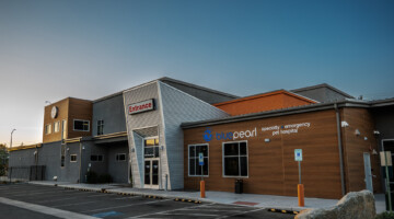 An exterior view of the BluePearl Pet Hospital in Reno, NV.
