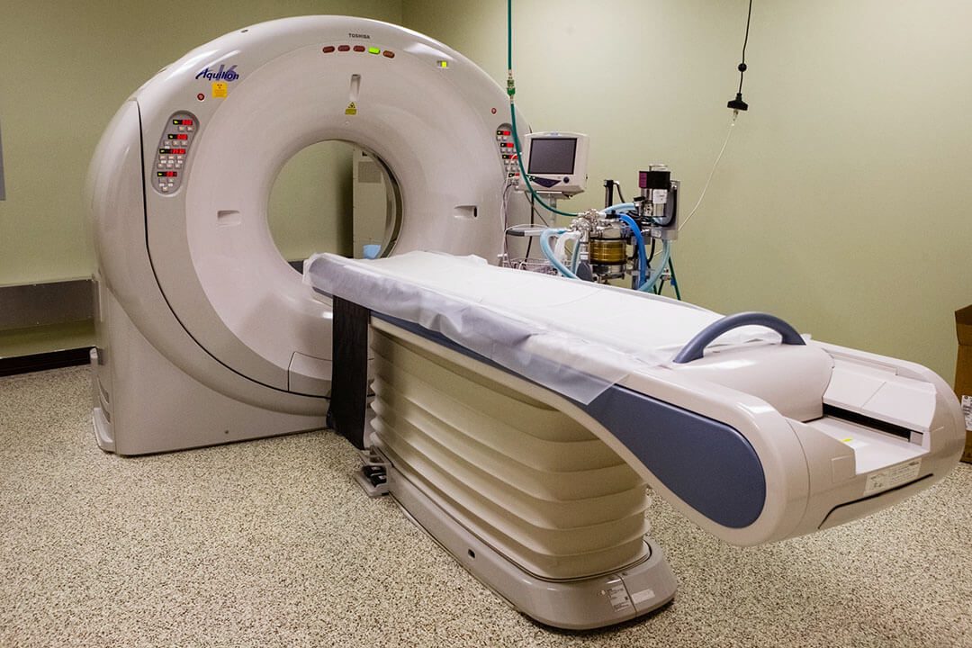 A view of the MRI equipment at the BluePearl in Franklin, TN.