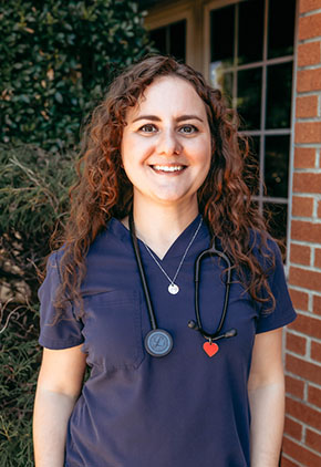 Dr. Channing Cantrell is a small animal medicine & surgery intern.