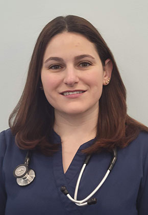 Johana Cenera is an urgent care clinician at BluePearl Pet Hospital in Frederick, Maryland.